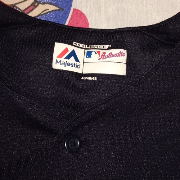 2019 Cleveland MLB All Star Game Sleeveless Baseball Jersey Authentic Majestic - Picture 7 of 8